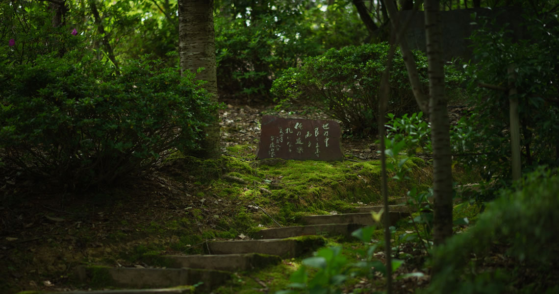 自然を楽しみながら、六千坪の大庭園を散策。