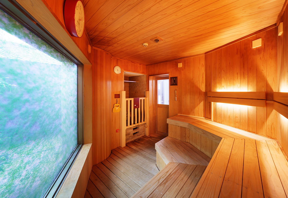 オートロウリュを完備したサウナ
