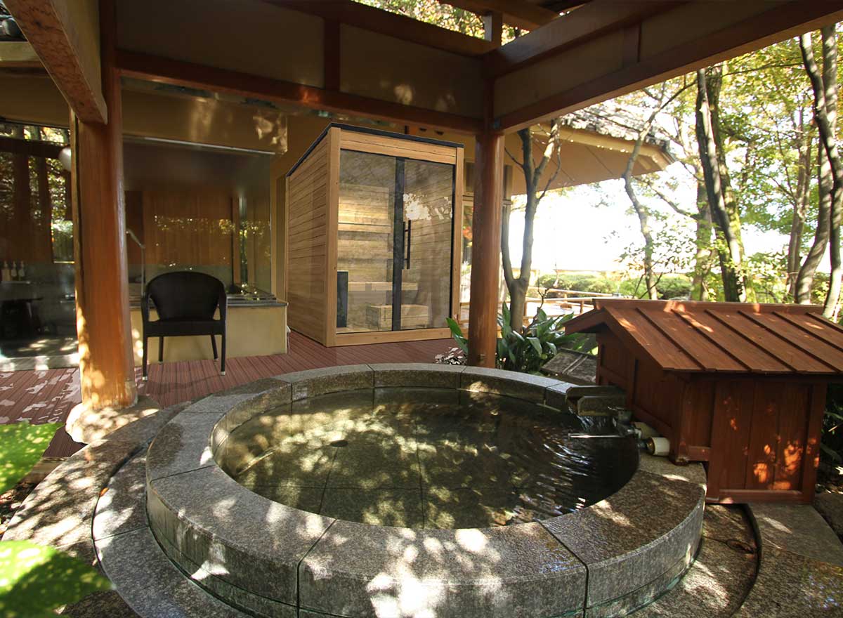 露天風呂・サウナ水風呂付離れ