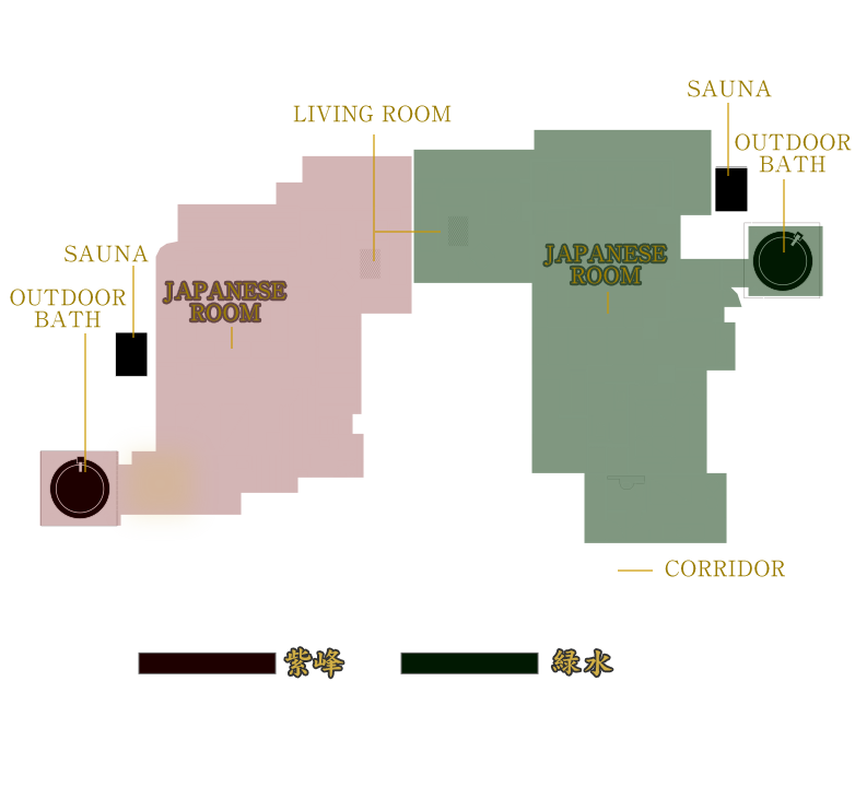 露天風呂・サウナ水風呂付離れ