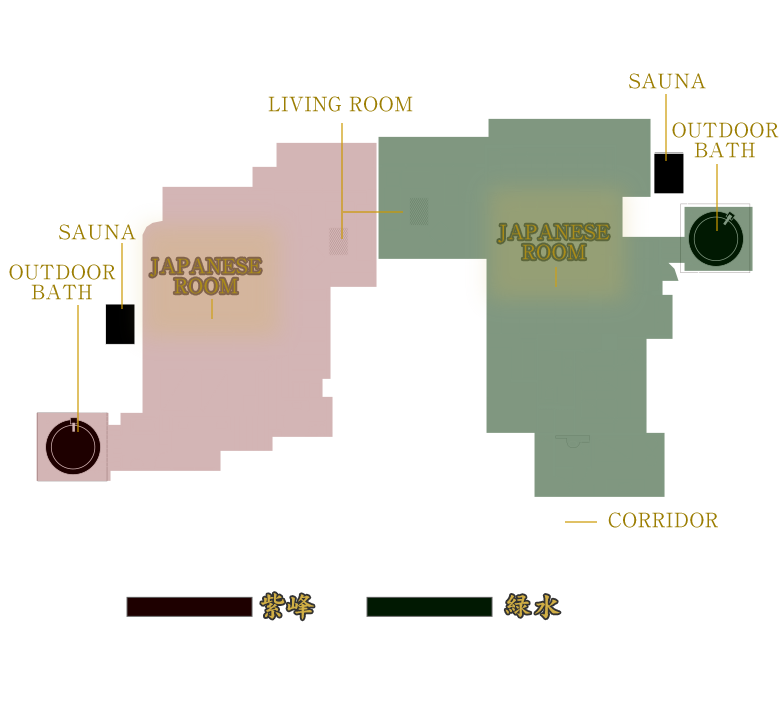 露天風呂・サウナ水風呂付離れ