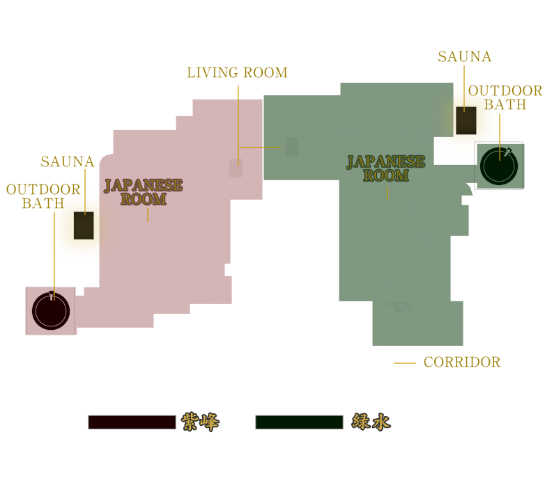 露天風呂・サウナ水風呂付離れ