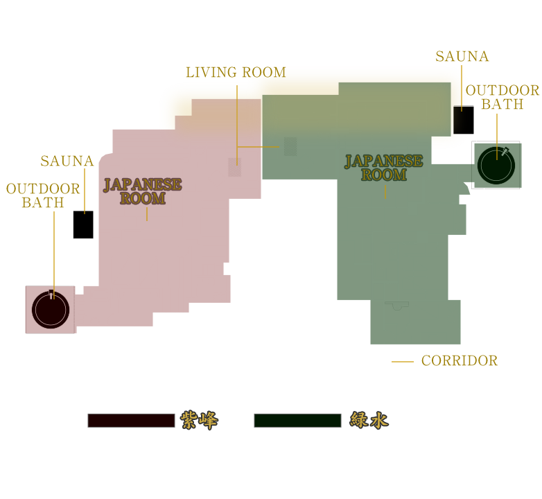 露天風呂・サウナ水風呂付離れ