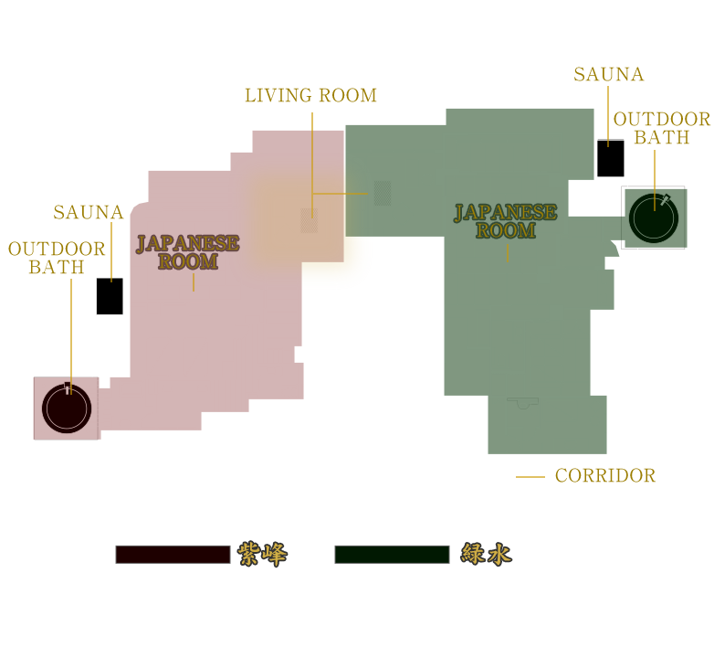 露天風呂・サウナ水風呂付離れ