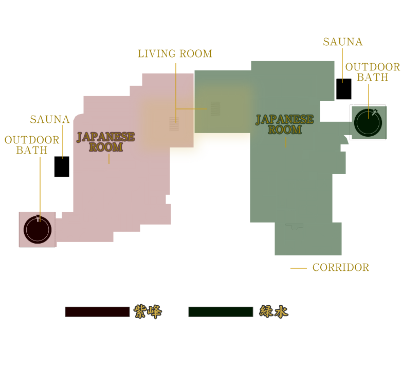 露天風呂・サウナ水風呂付離れ