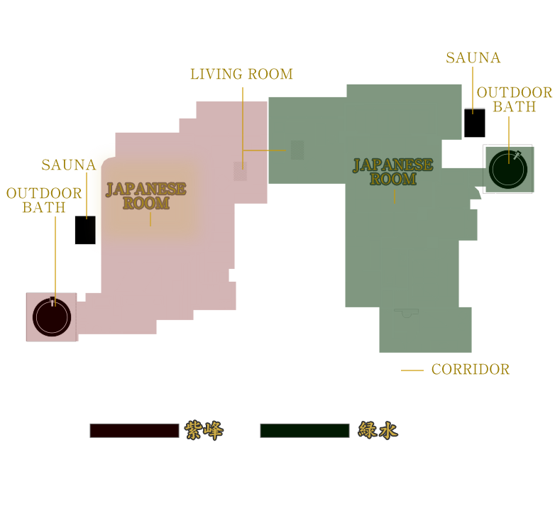 露天風呂・サウナ水風呂付離れ