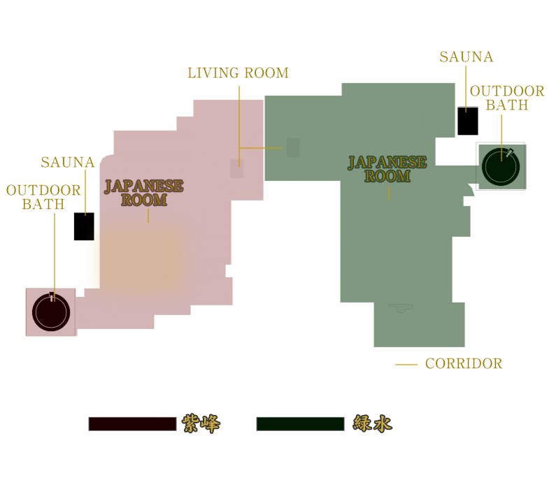 露天風呂・サウナ水風呂付離れ