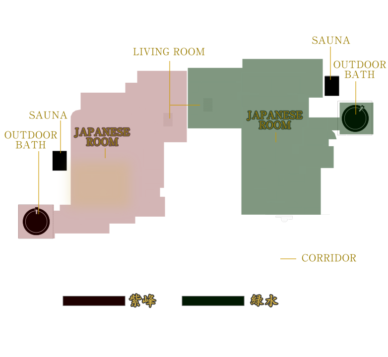 露天風呂・サウナ水風呂付離れ