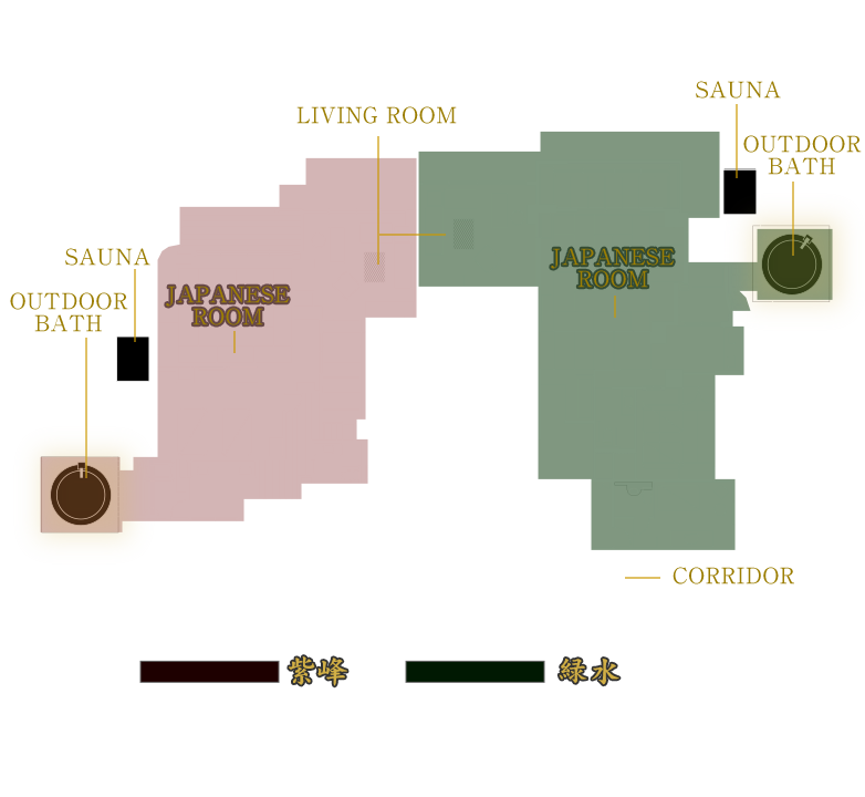 露天風呂・サウナ水風呂付離れ