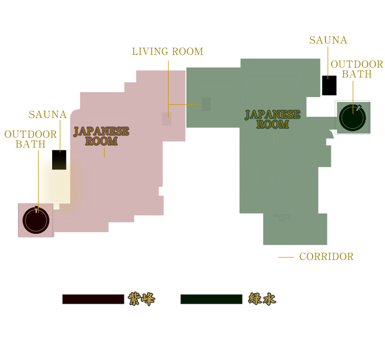 露天風呂・サウナ水風呂付離れ
