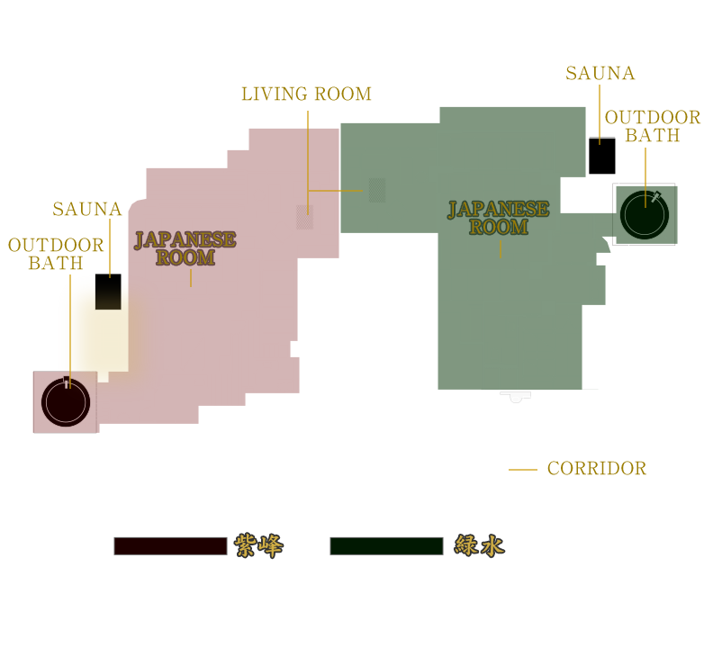 露天風呂・サウナ水風呂付離れ