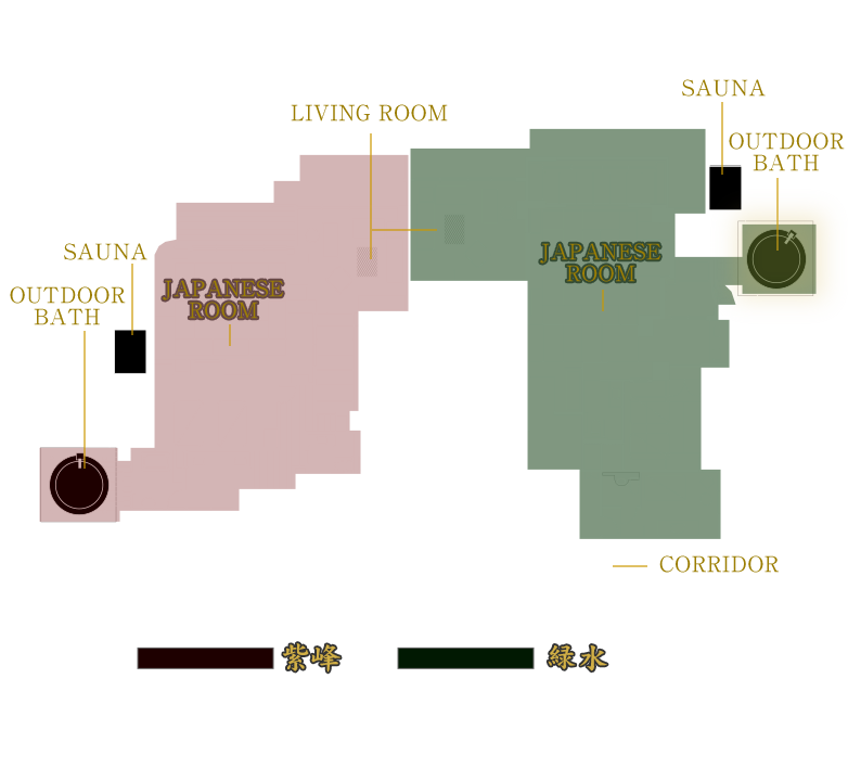 露天風呂・サウナ水風呂付離れ