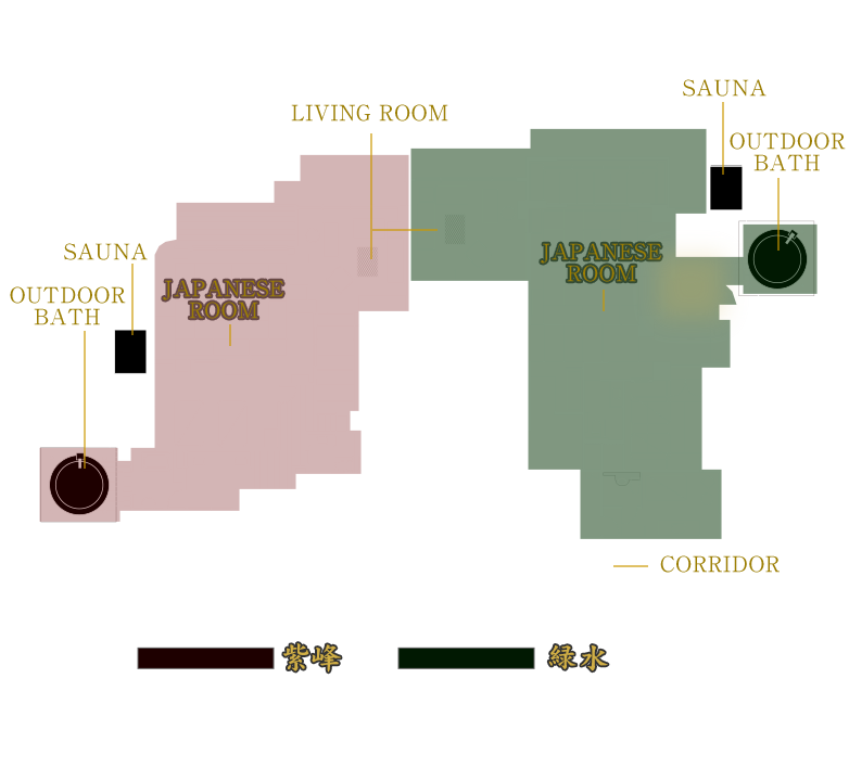 露天風呂・サウナ水風呂付離れ