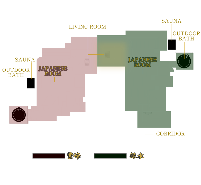 露天風呂・サウナ水風呂付離れ