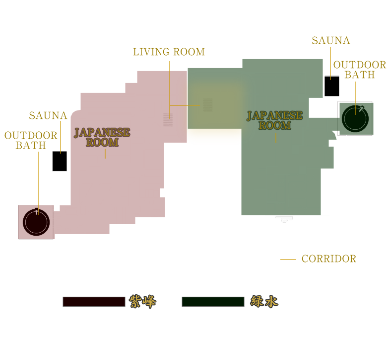 露天風呂・サウナ水風呂付離れ