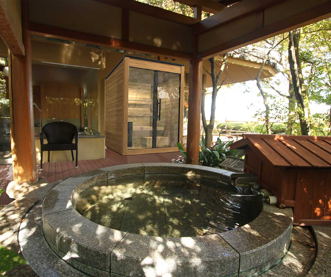 露天風呂・サウナ水風呂付離れ