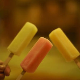 湯涼み処のアイス無料